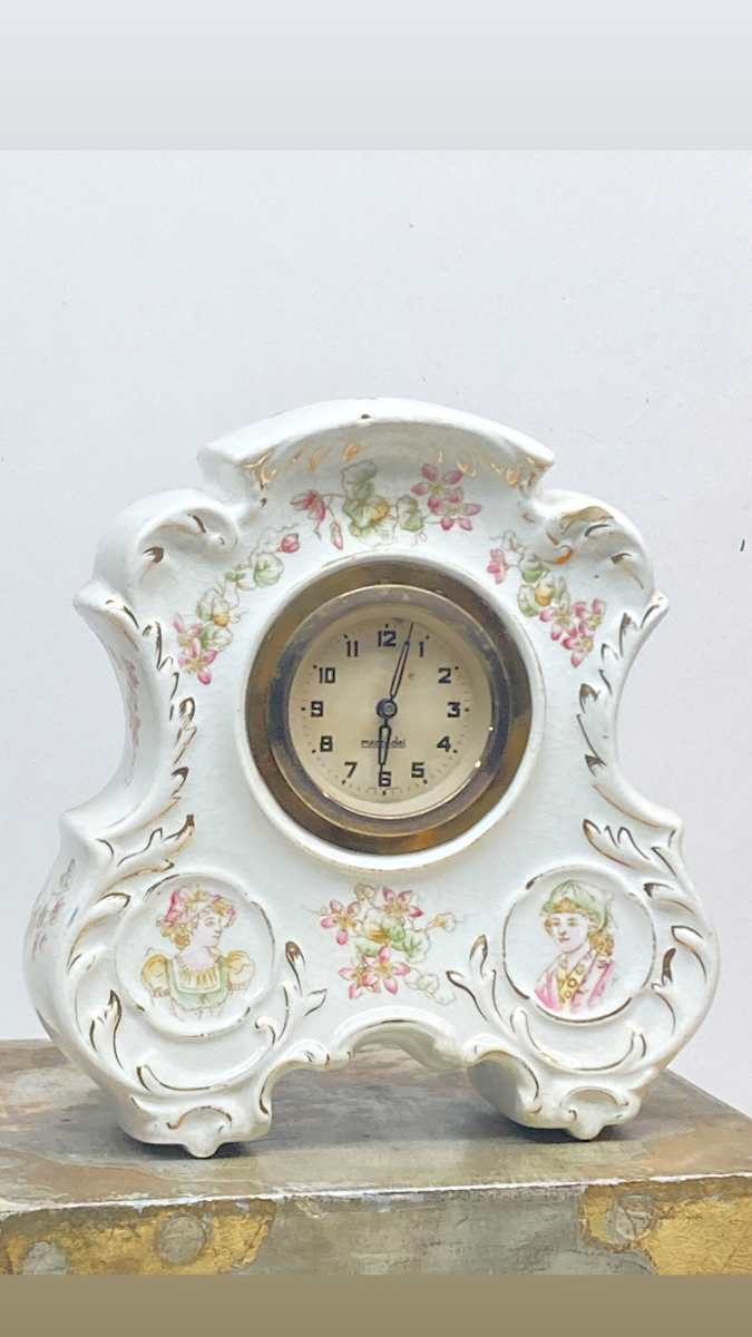 Mercedes porcelain clock 