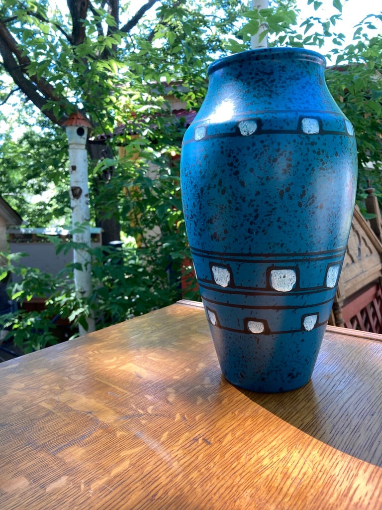 Mid century modern Pottery vase 