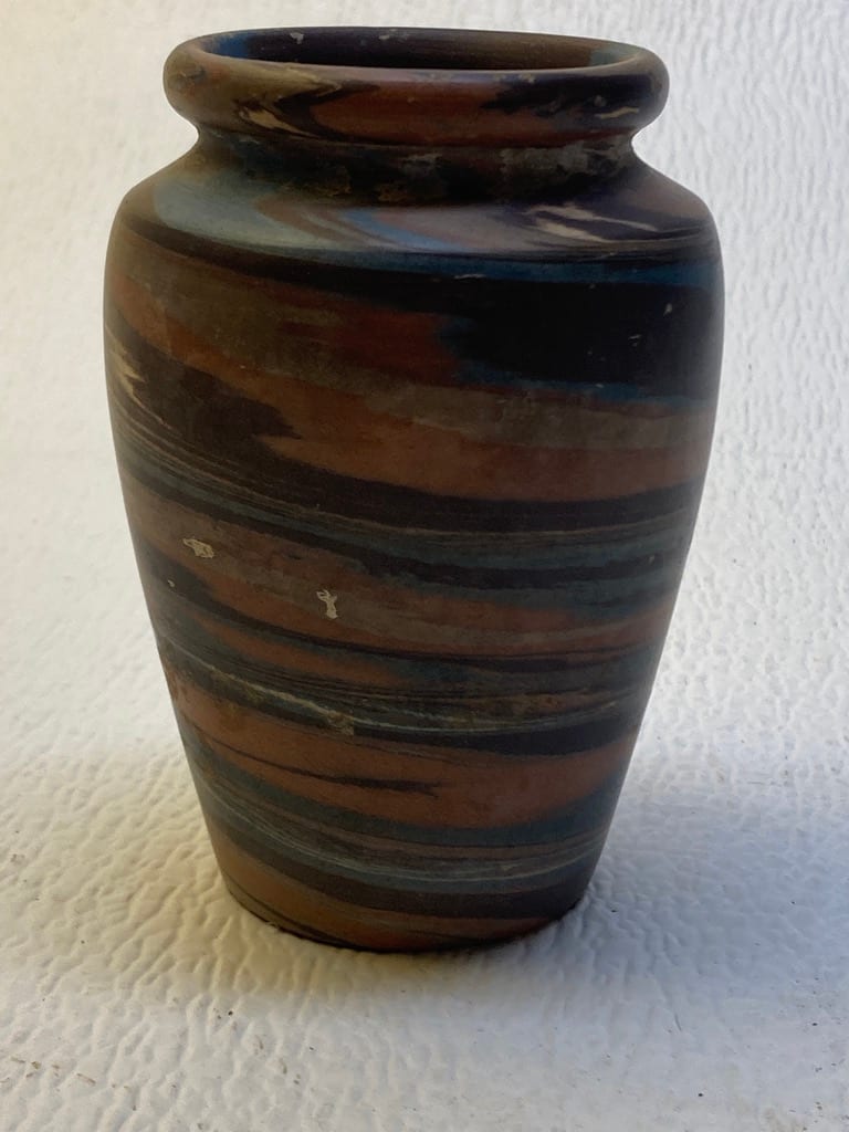 VINTAGE mission era Niloak pottery vase 