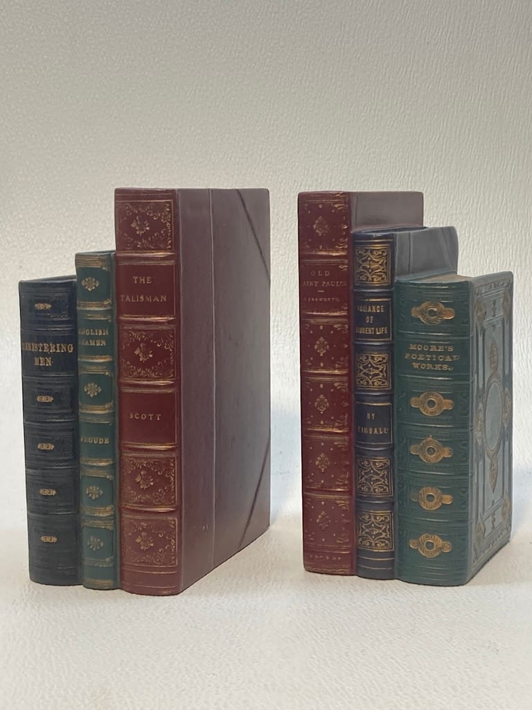 Pair of book bookends 