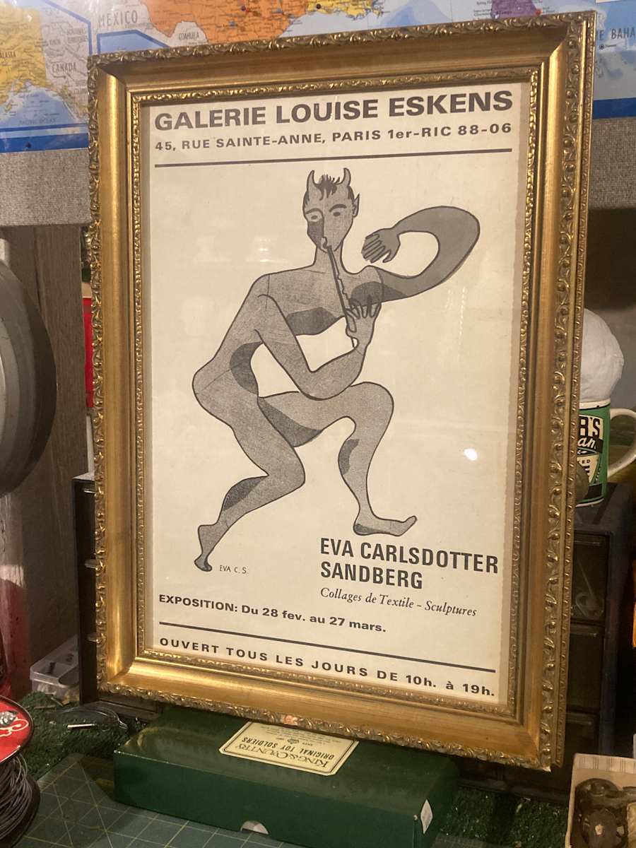 Vintage Galerie Louise Eskens poster 