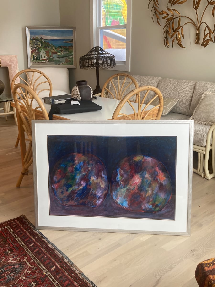 Framed original acrylic Lake Superior Stone #7, Image 6.
