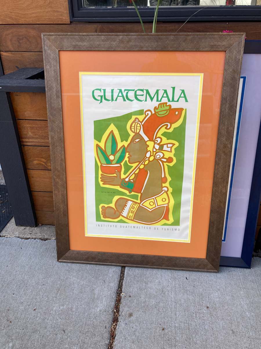 Framed Guatemala travel poster, Image 2.