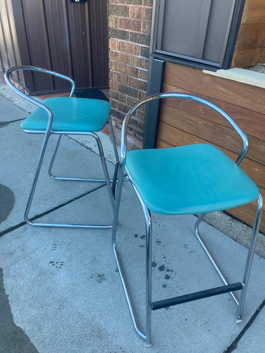 Pair of Lowenstein stools 