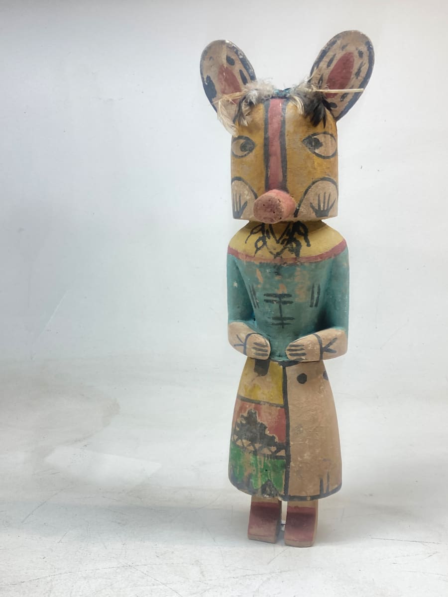 hand carved and decorated HOPI doll 