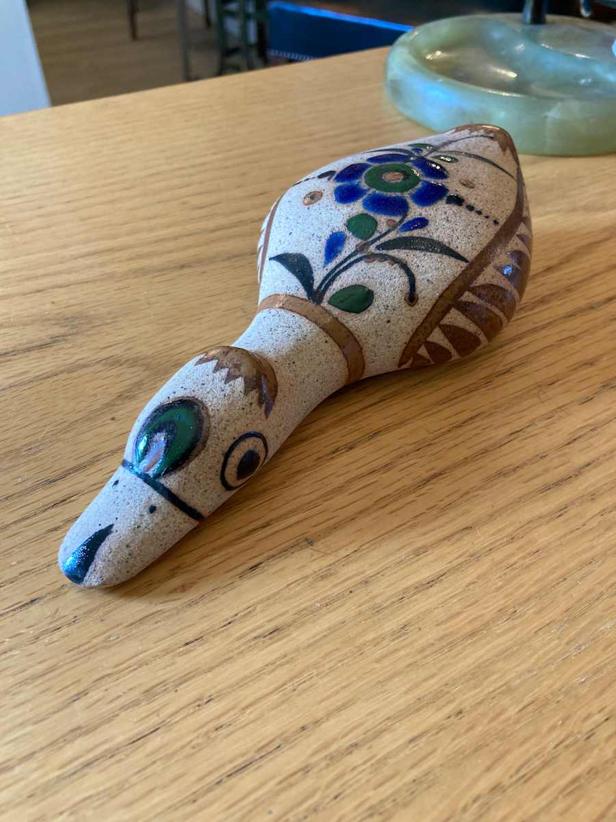 Mexican pottery duck 