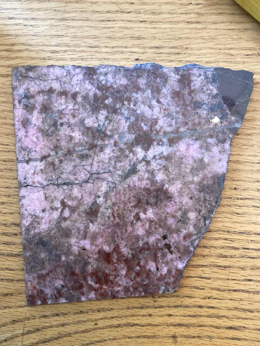 pink Rhodonite stone 
