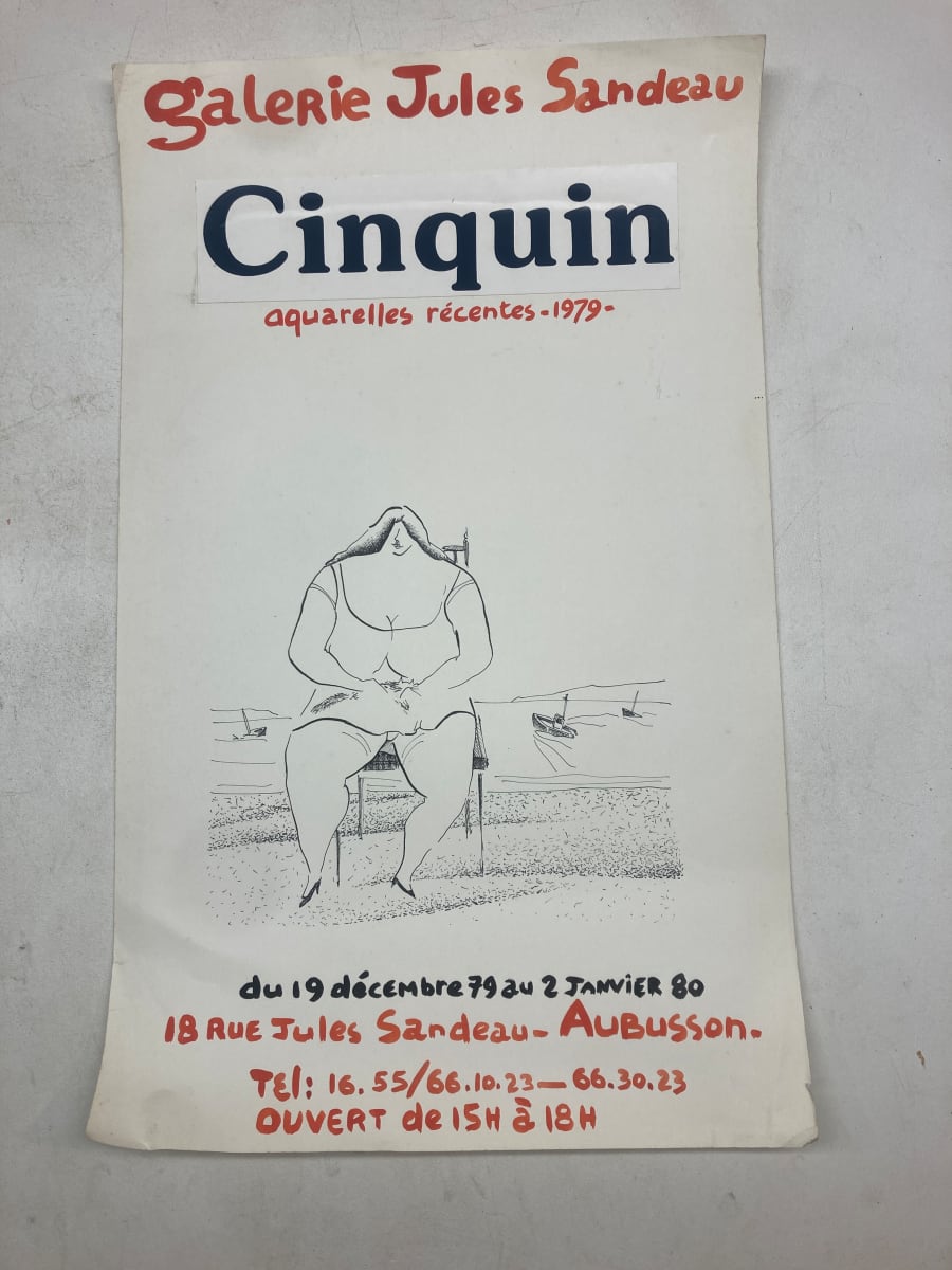 vintage French Cinquin lithograph poster 