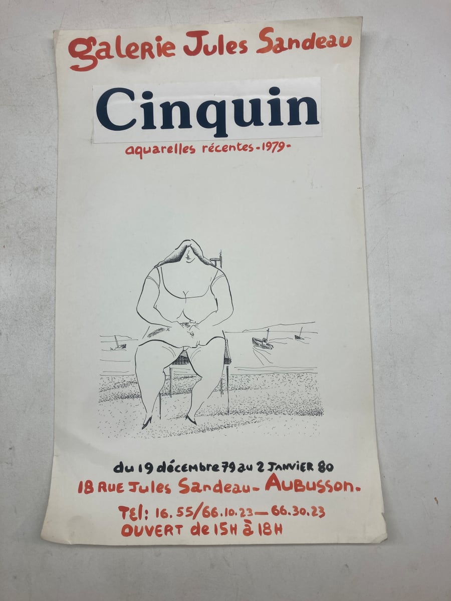 vintage French Cinquin lithograph poster, Image 3.