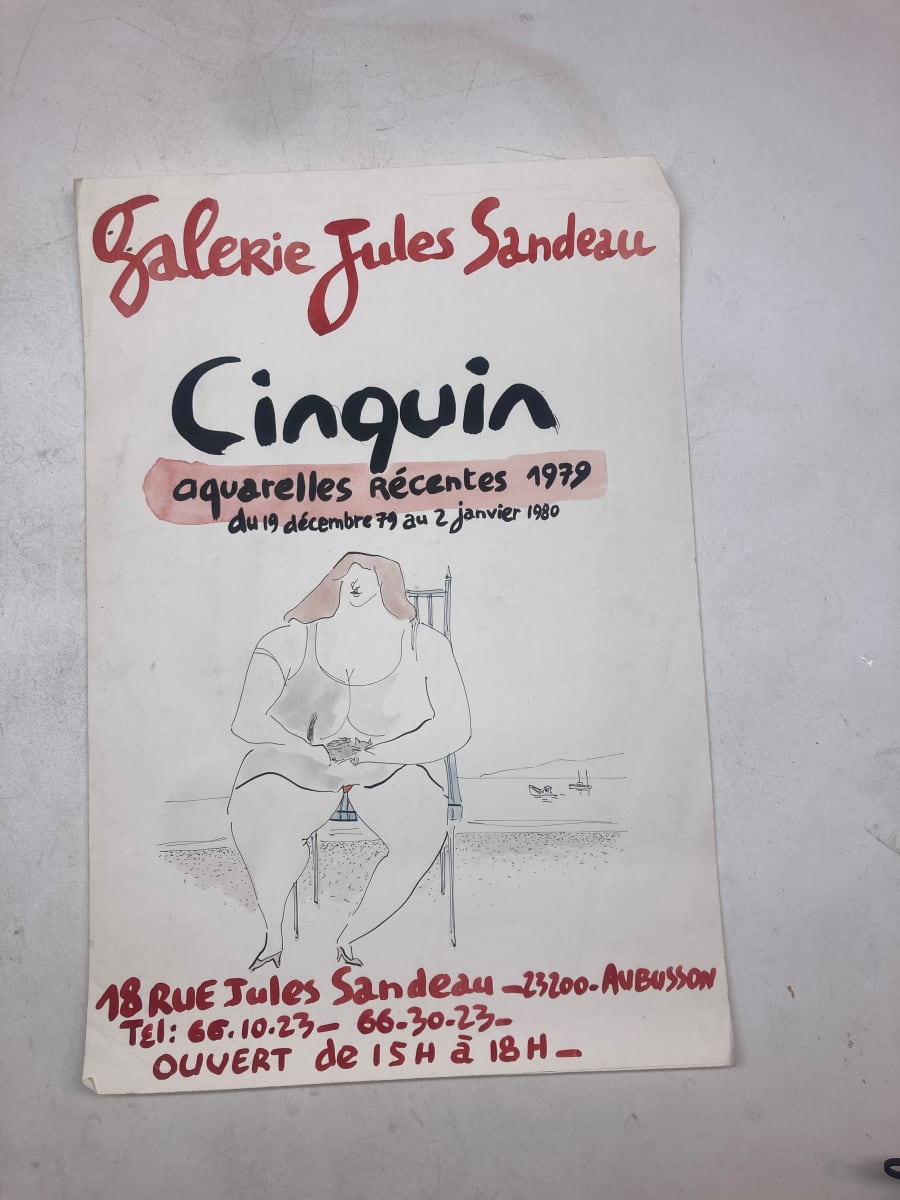 vintage French Cinquin lithograph poster 