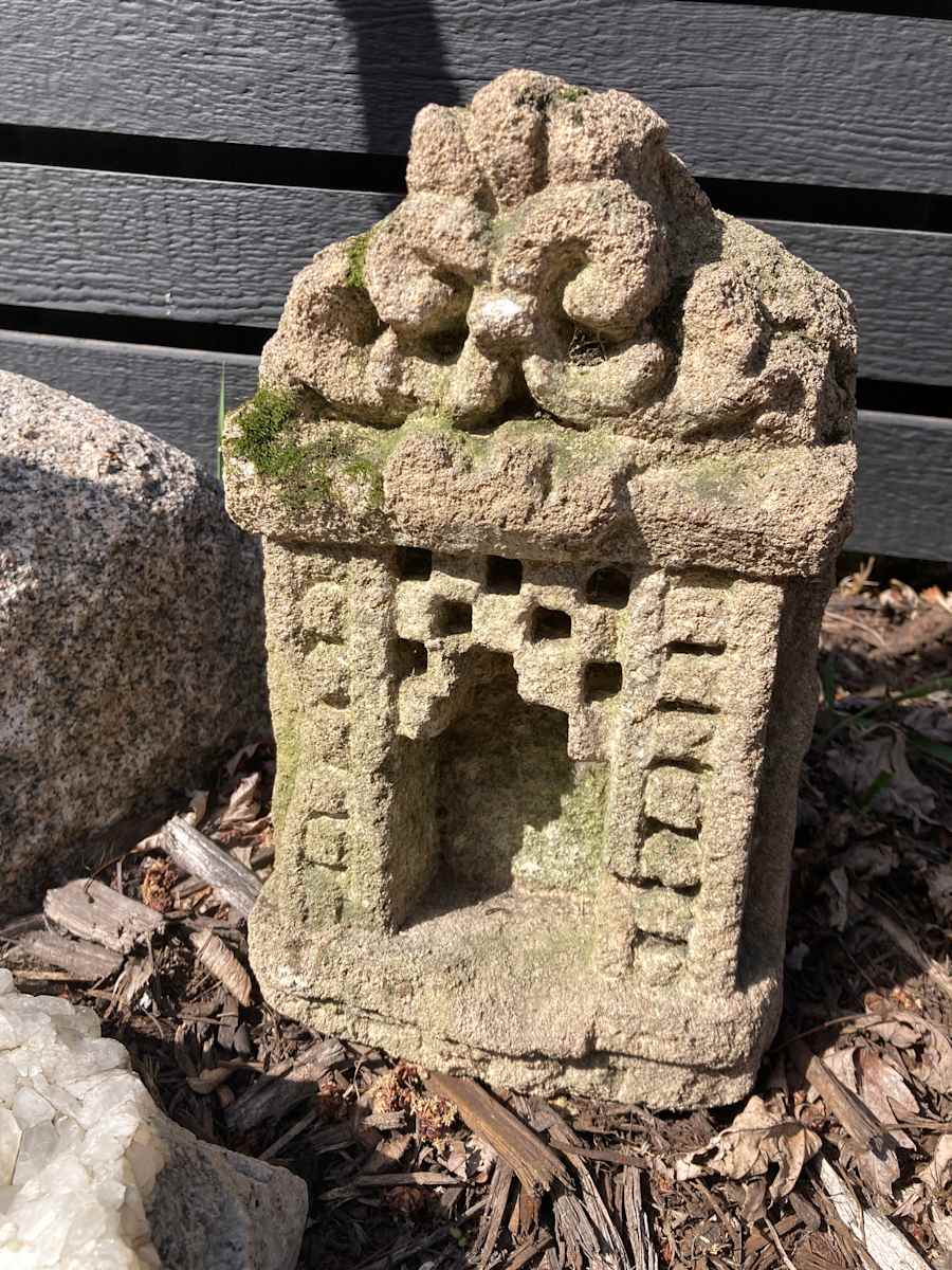 19th century  Indian stone aala niche 