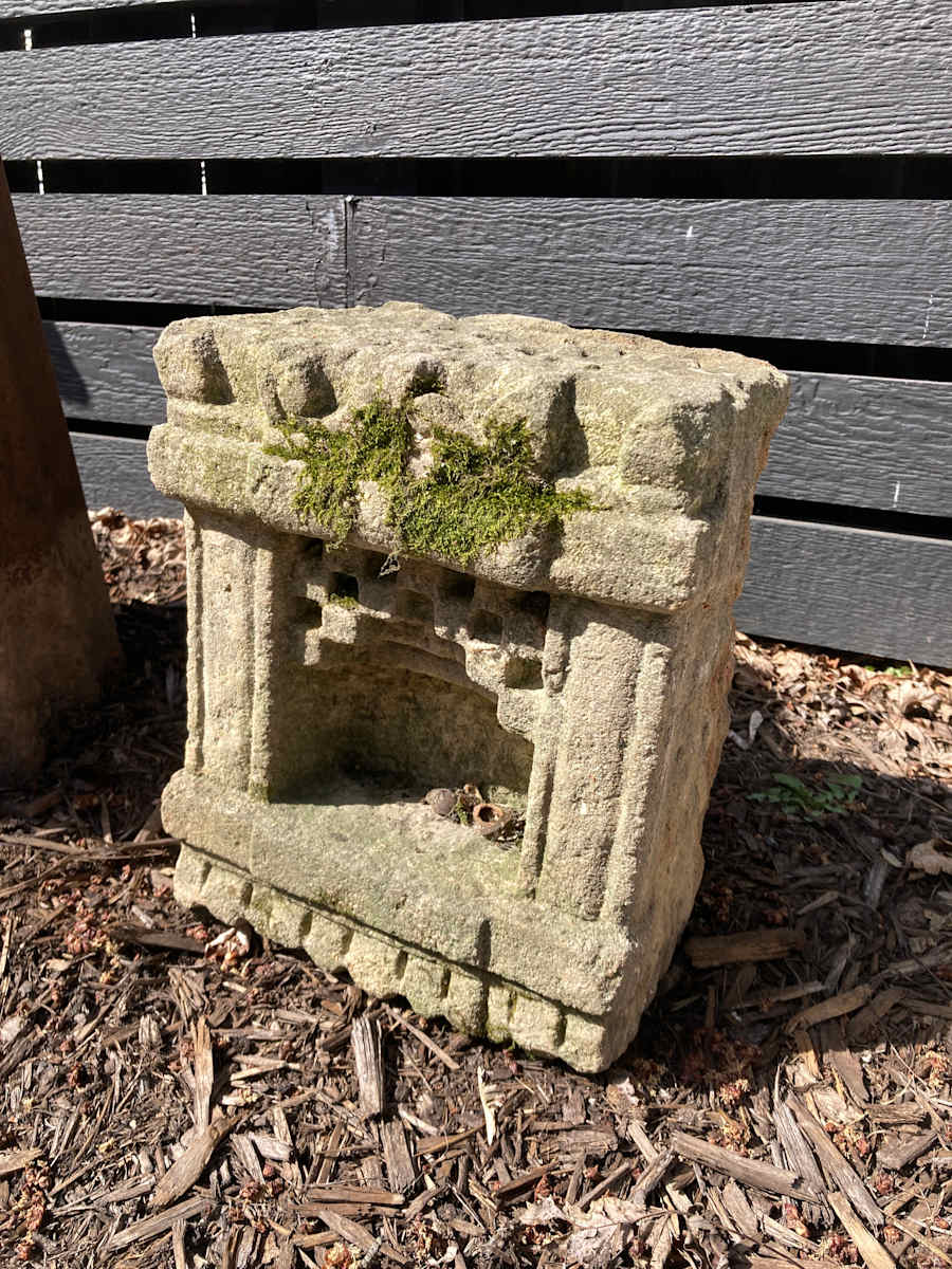 19th century  Indian stone aala niche 