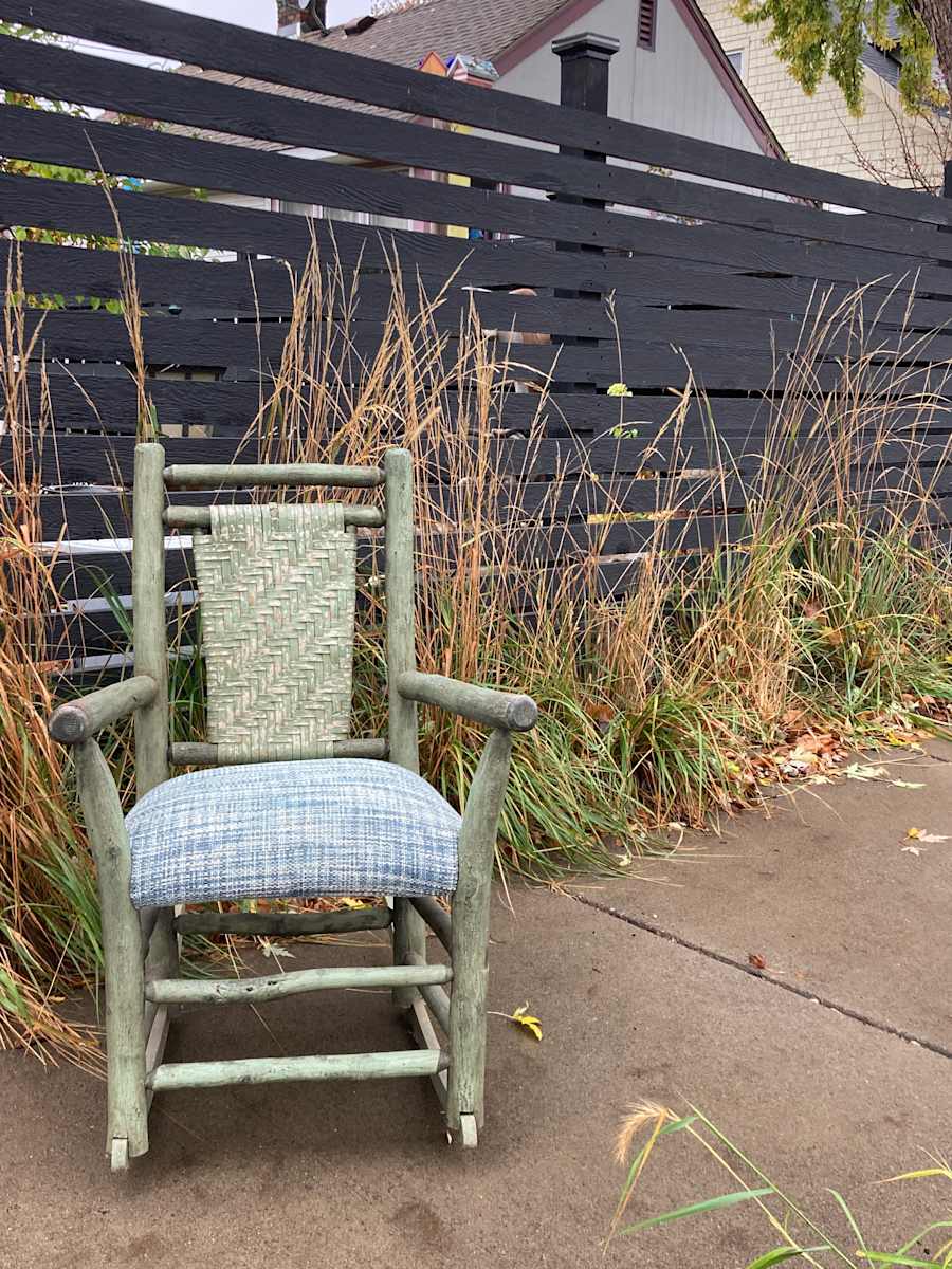 painted Old Hickory rocking chair 