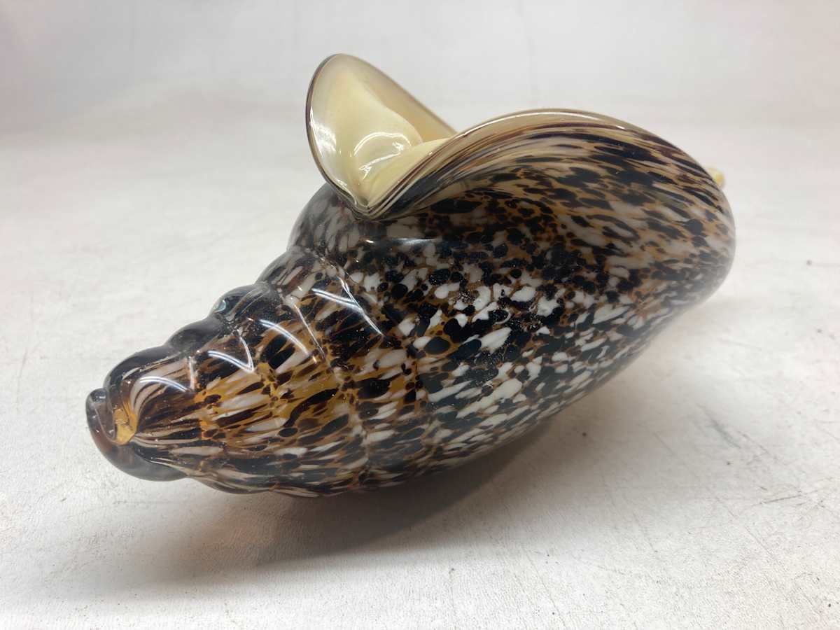 Murano art glass cornucopia, Image 3.