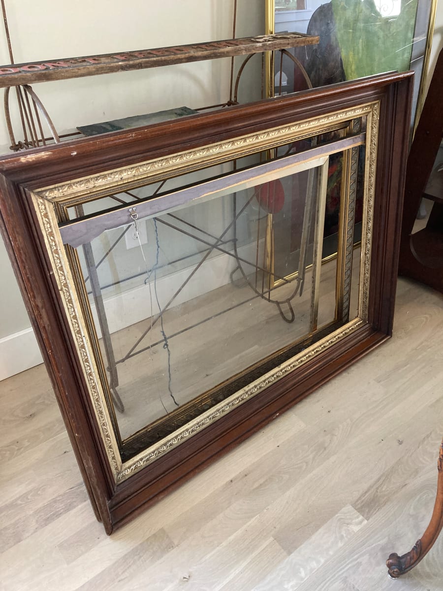 Large Victorian walnut frame 