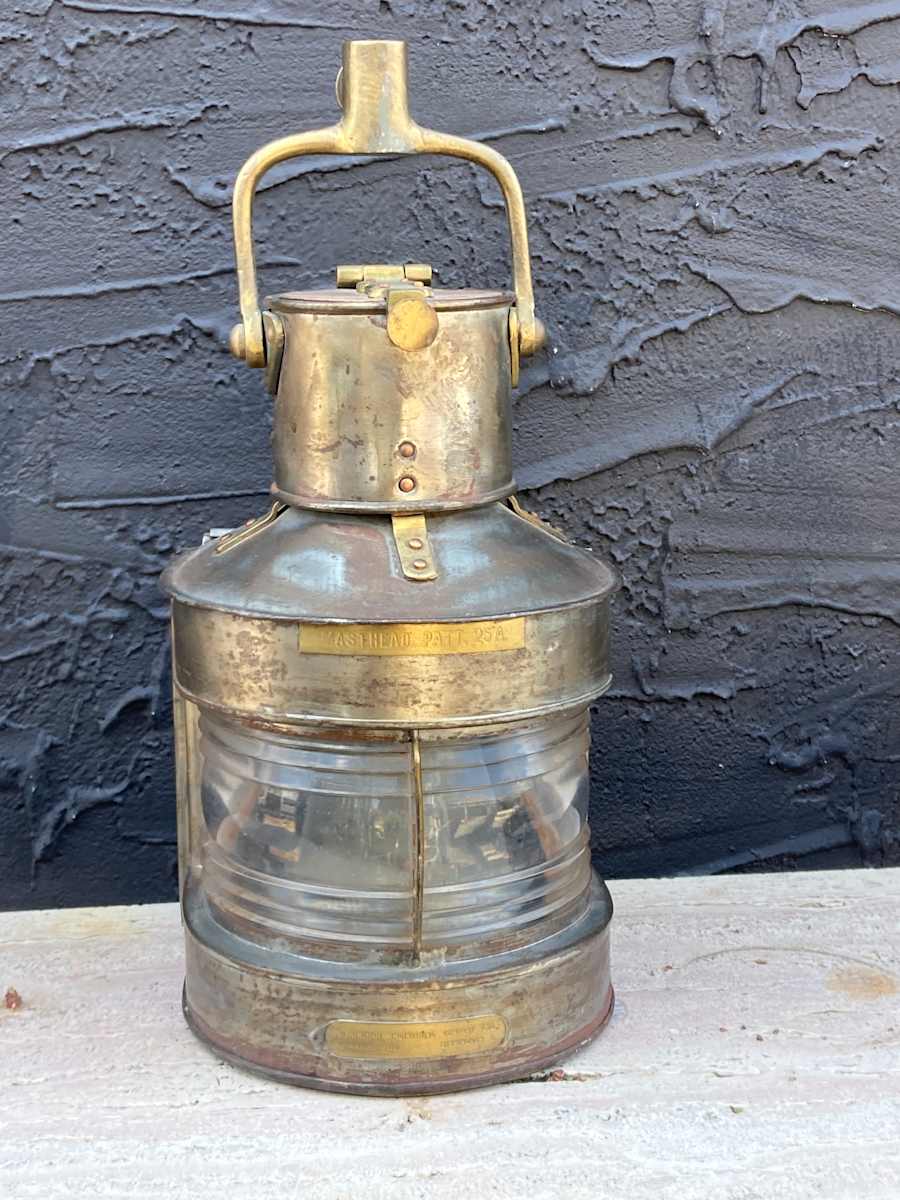 brass  ships lantern 