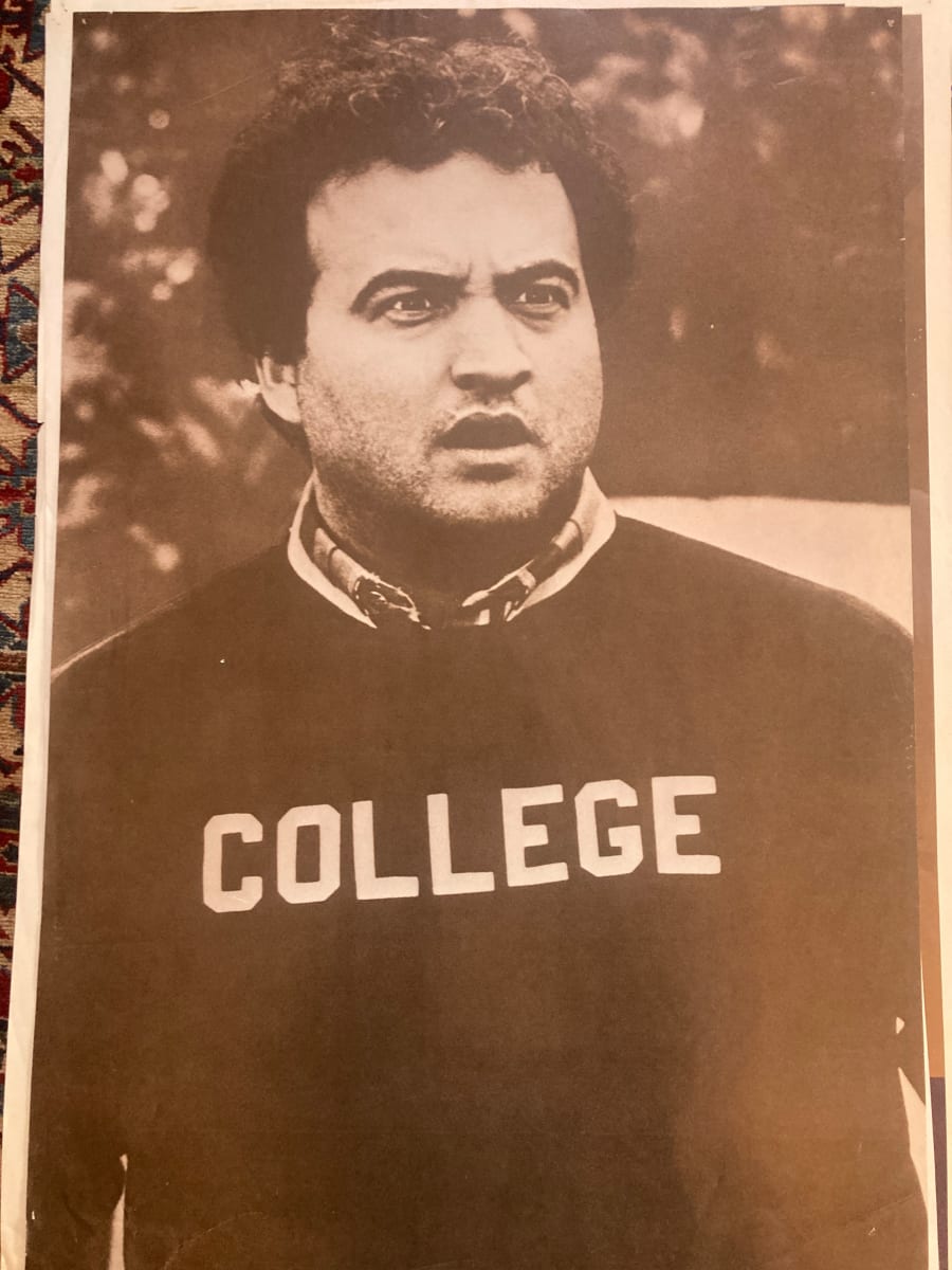 Vintage 1990's Belushi poster 