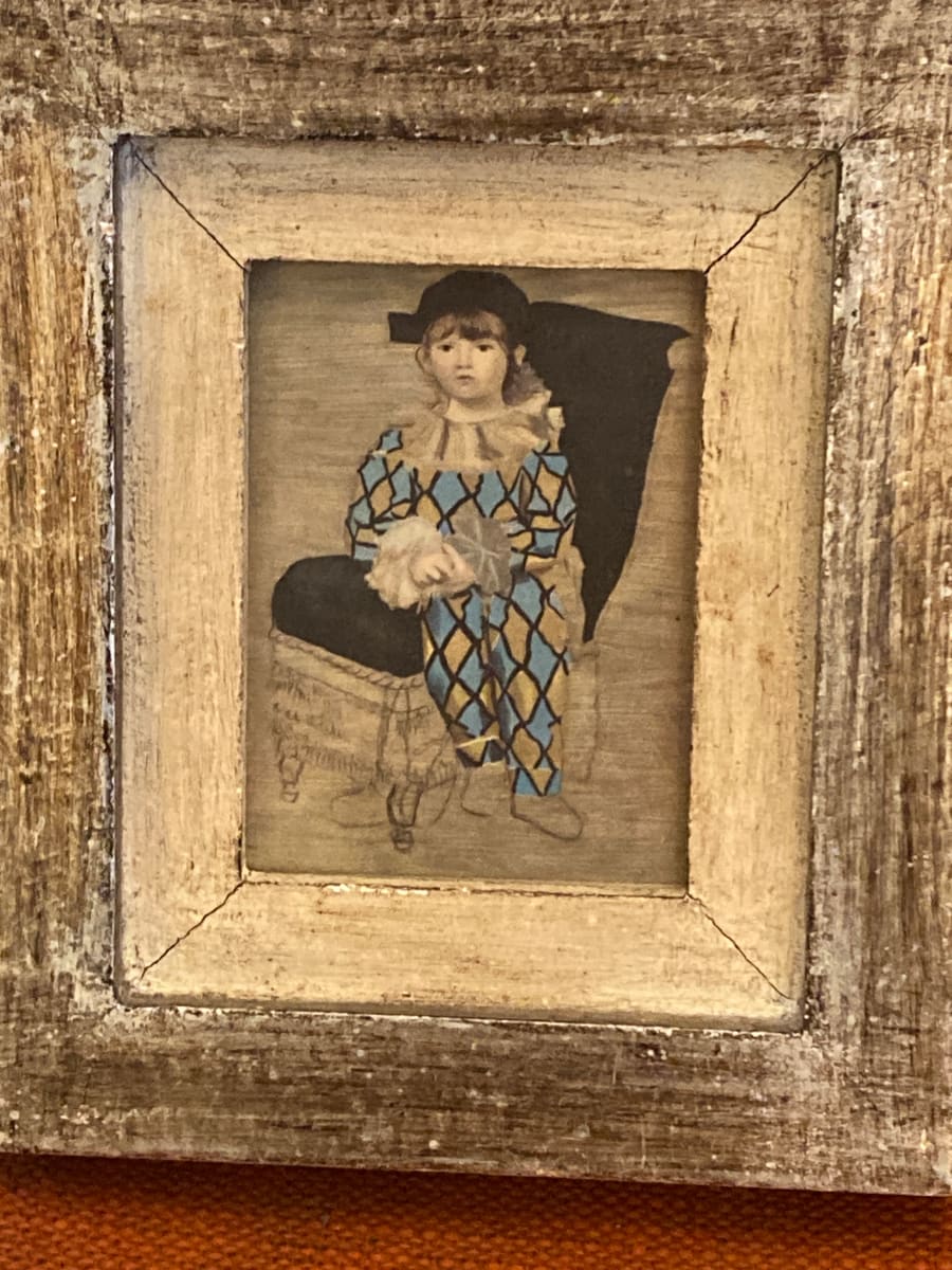 Framed Picasso print from Italy 