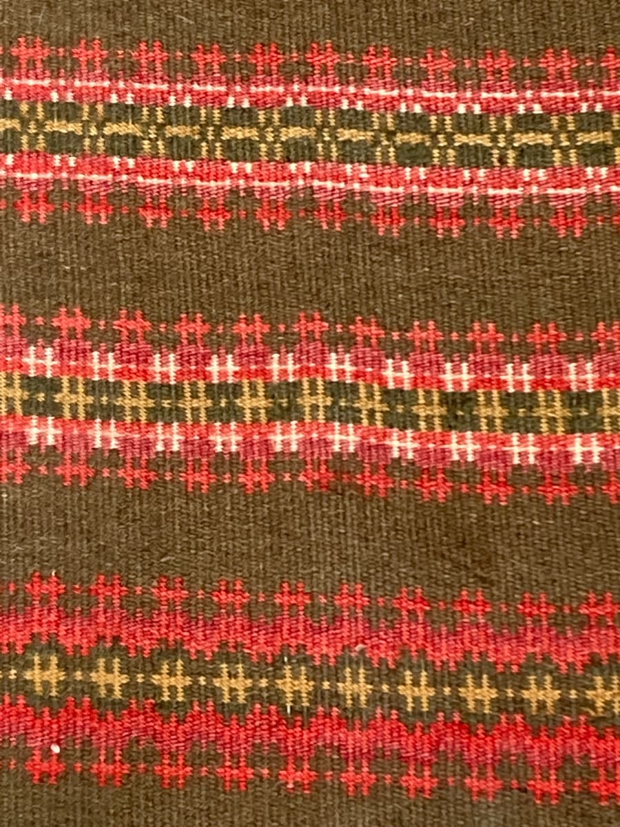 Hand made Scandinavian wool rug 