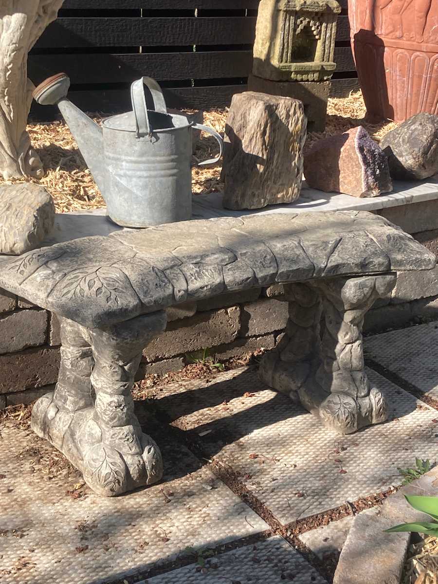 Cement bench, Image 1.