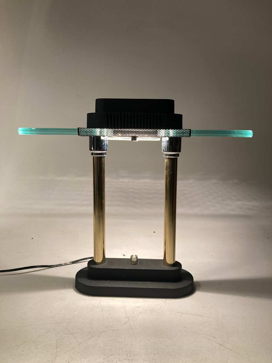 George Kovac bankers lamp by Robert Sonneman, Image 8.
