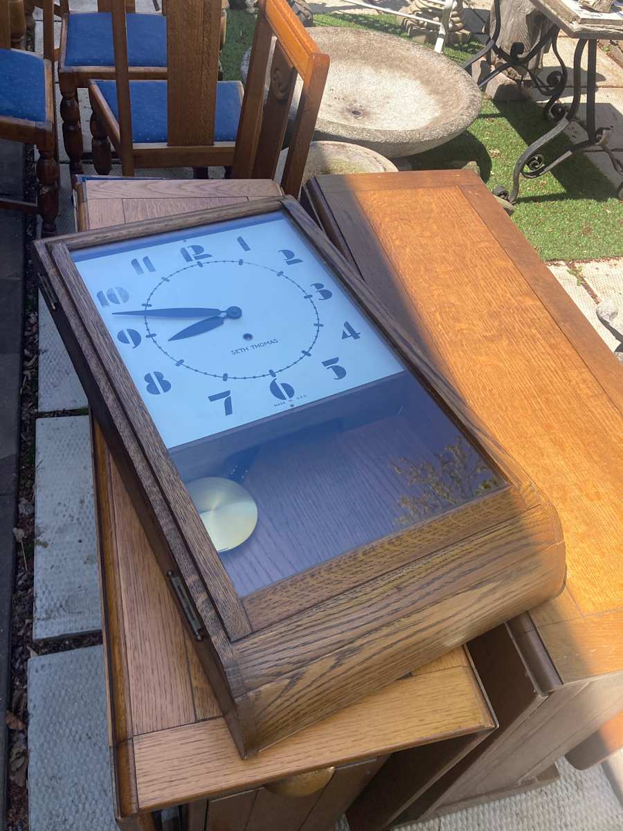 Art Deco wall clock, Image 2.