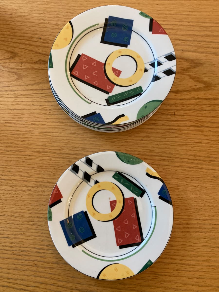 Post modern salad plates by Victoria Beale (8) 