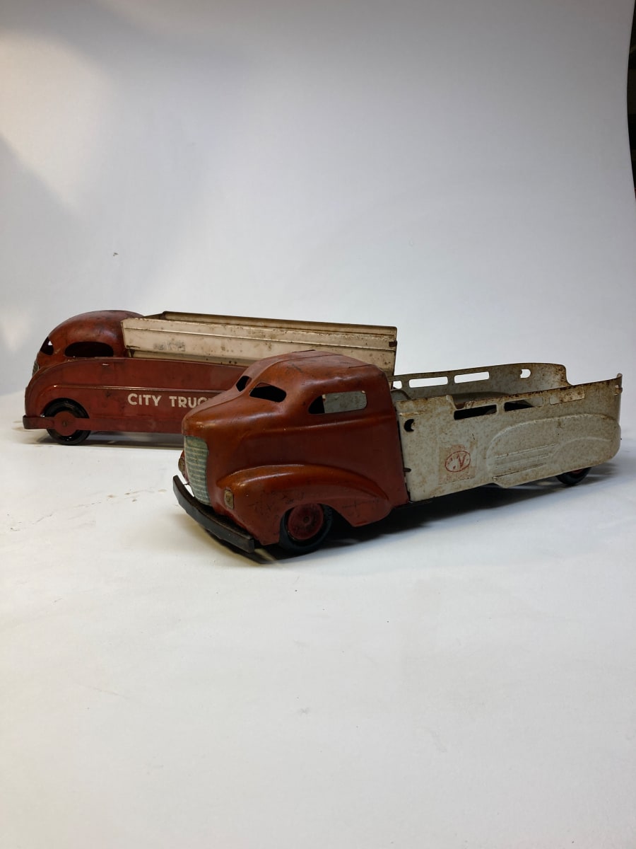 Wyandotte toy car hauler truck 