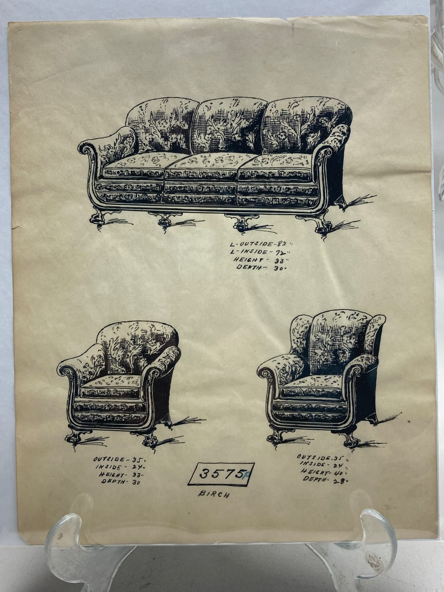 1920's sofa - 3575, Image 2.