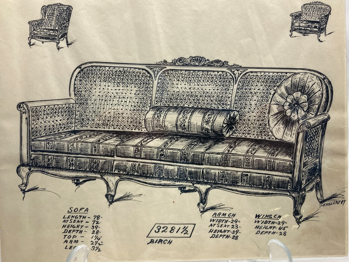 1920's sofa - 32811/2 