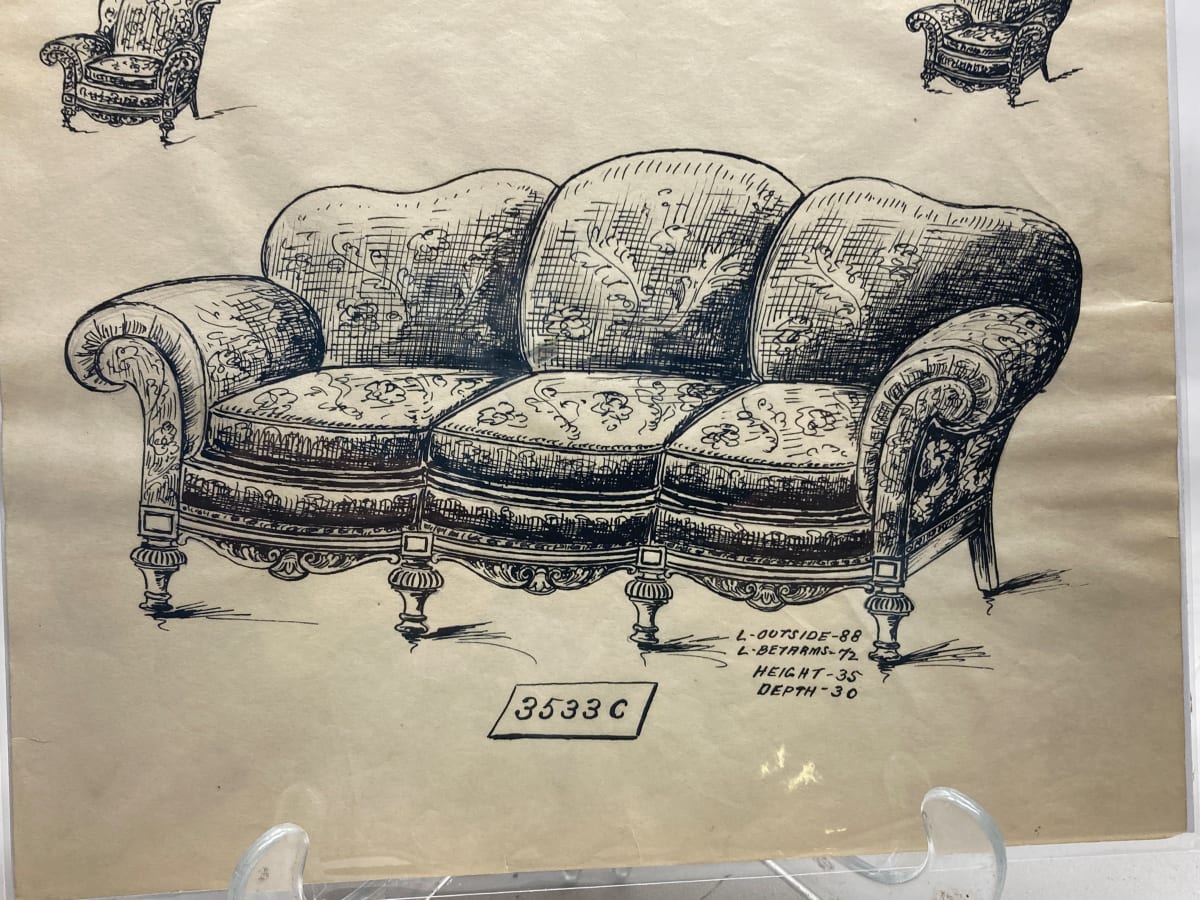 1920's sofa - 3533-C 