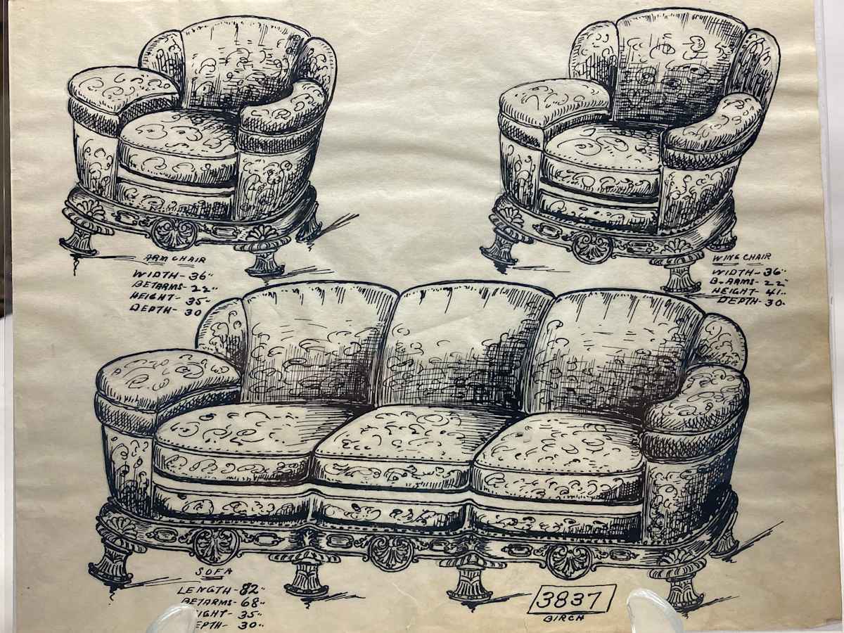 1920's sofa - 3837, Image 18.