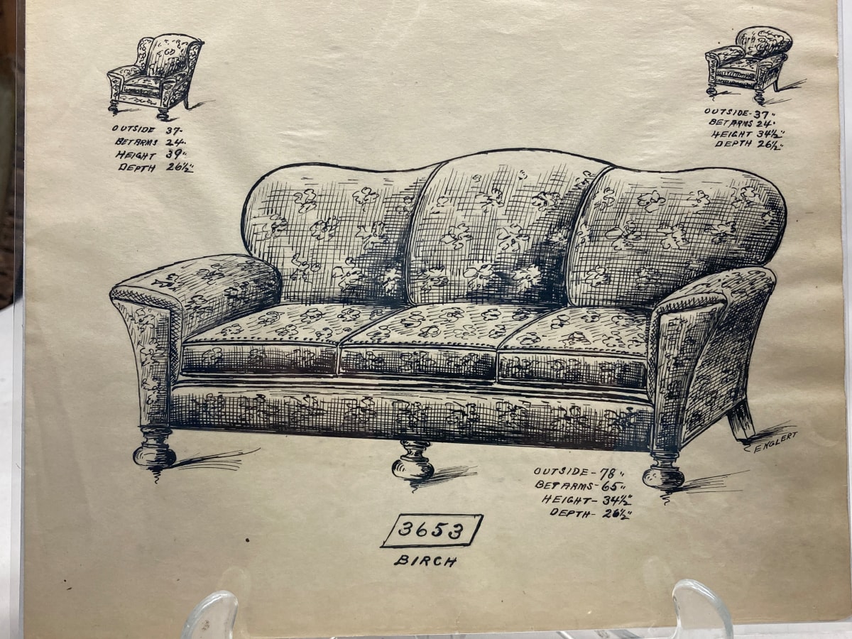 1920's sofa - 3605A 