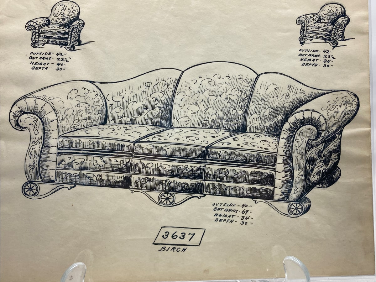 1920's sofa - 3637 