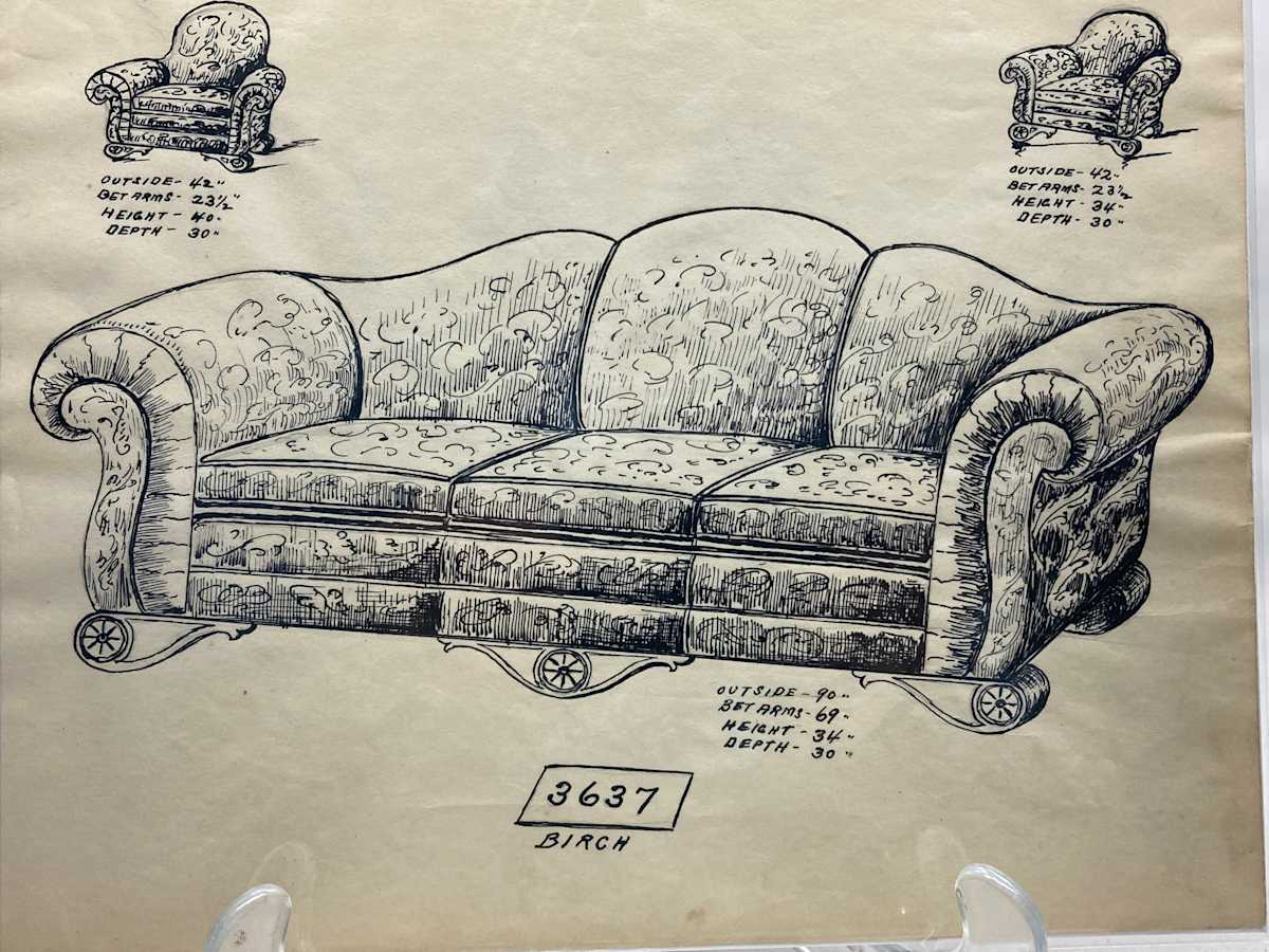 1920's sofa - 3637, Image 20.