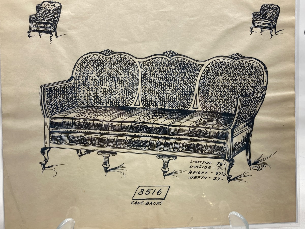 1920's sofa - 3516 