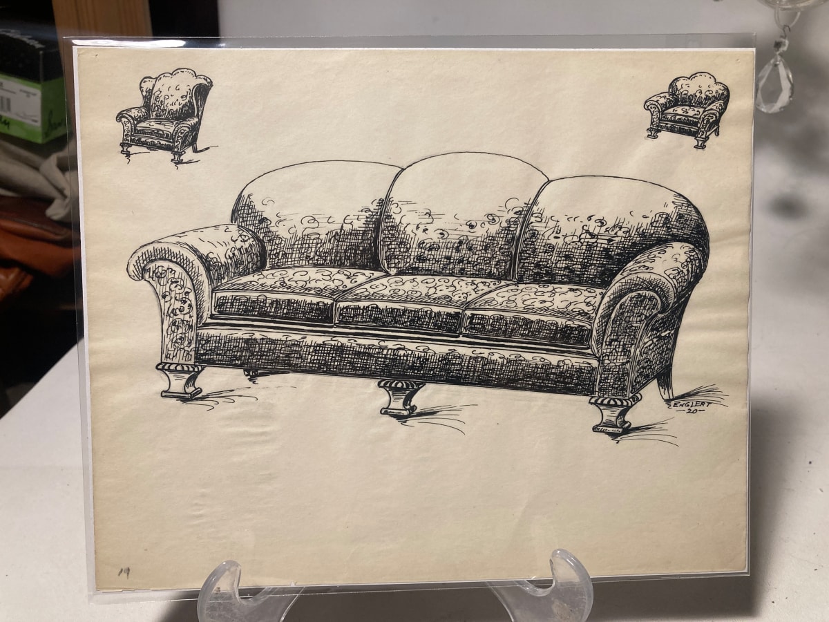 1920's sofa - 3335 