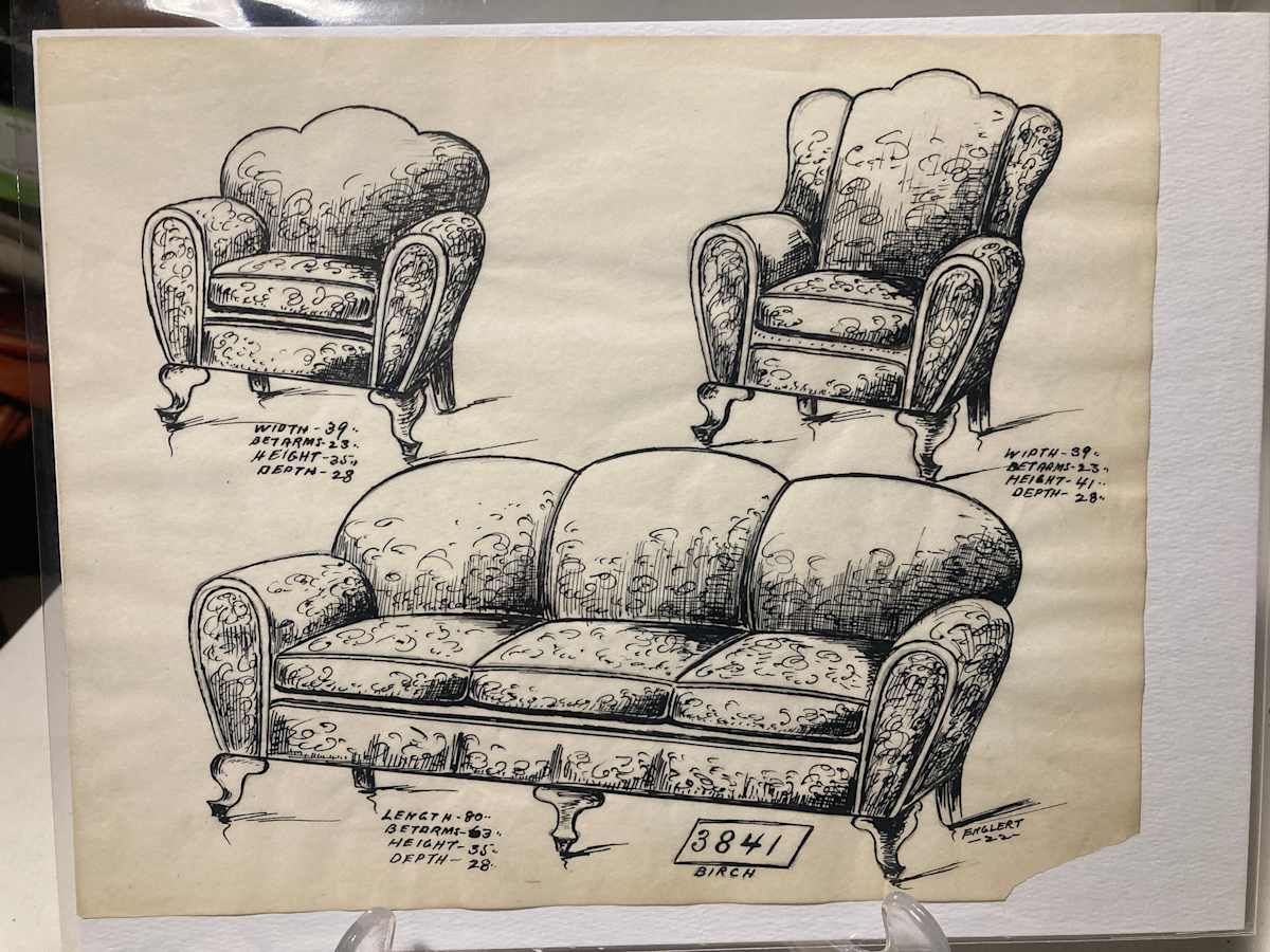 1920's sofa - 3841, Image 11.
