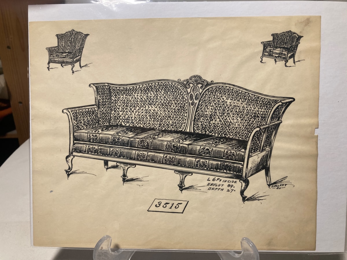 1920's sofa - 3515 