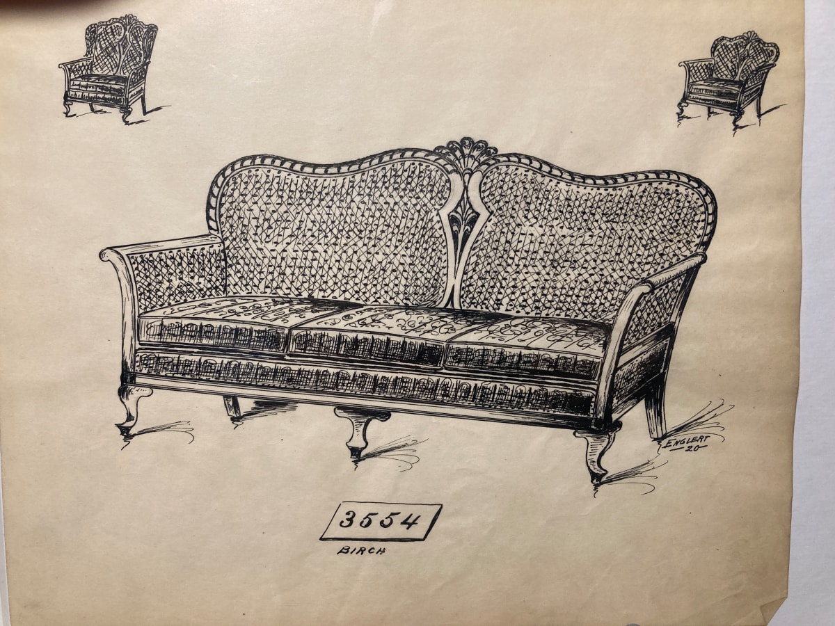 1920's sofa - 3554 