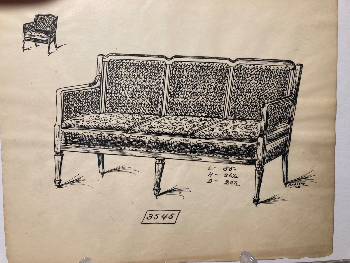 1920's sofa - 3545 