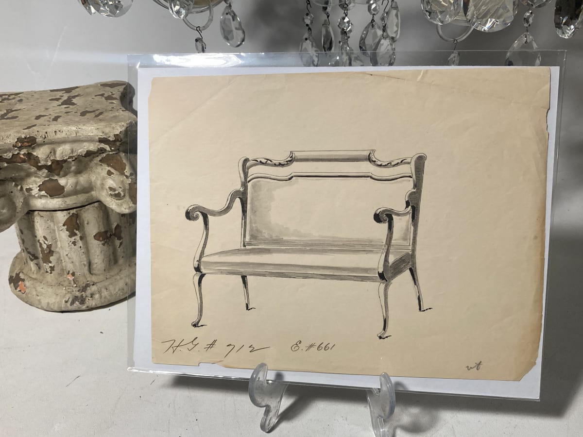 19 teens sofa drawing - 661 