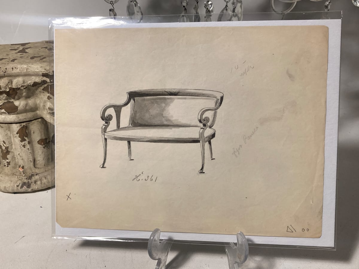 19 teens sofa drawing - 361 