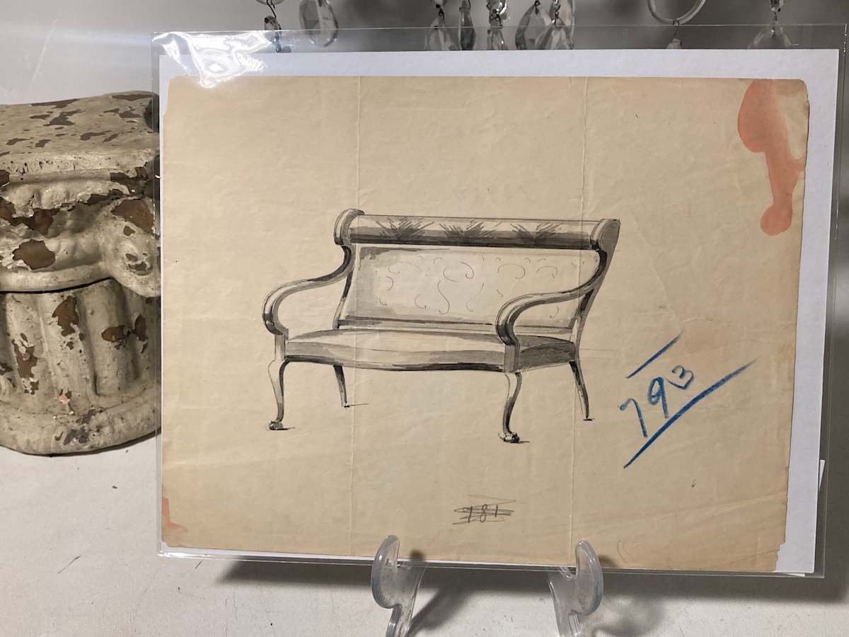 19 teens sofa drawing -793, Image 6.