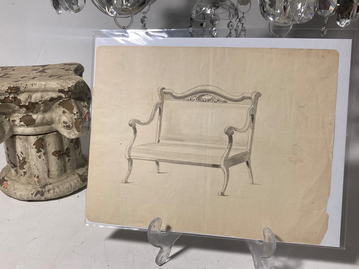 19 teens sofa drawing - 3341 