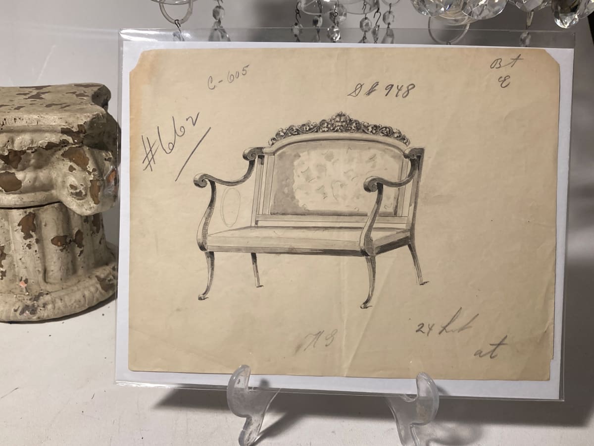 19 teens sofa drawing - 662 