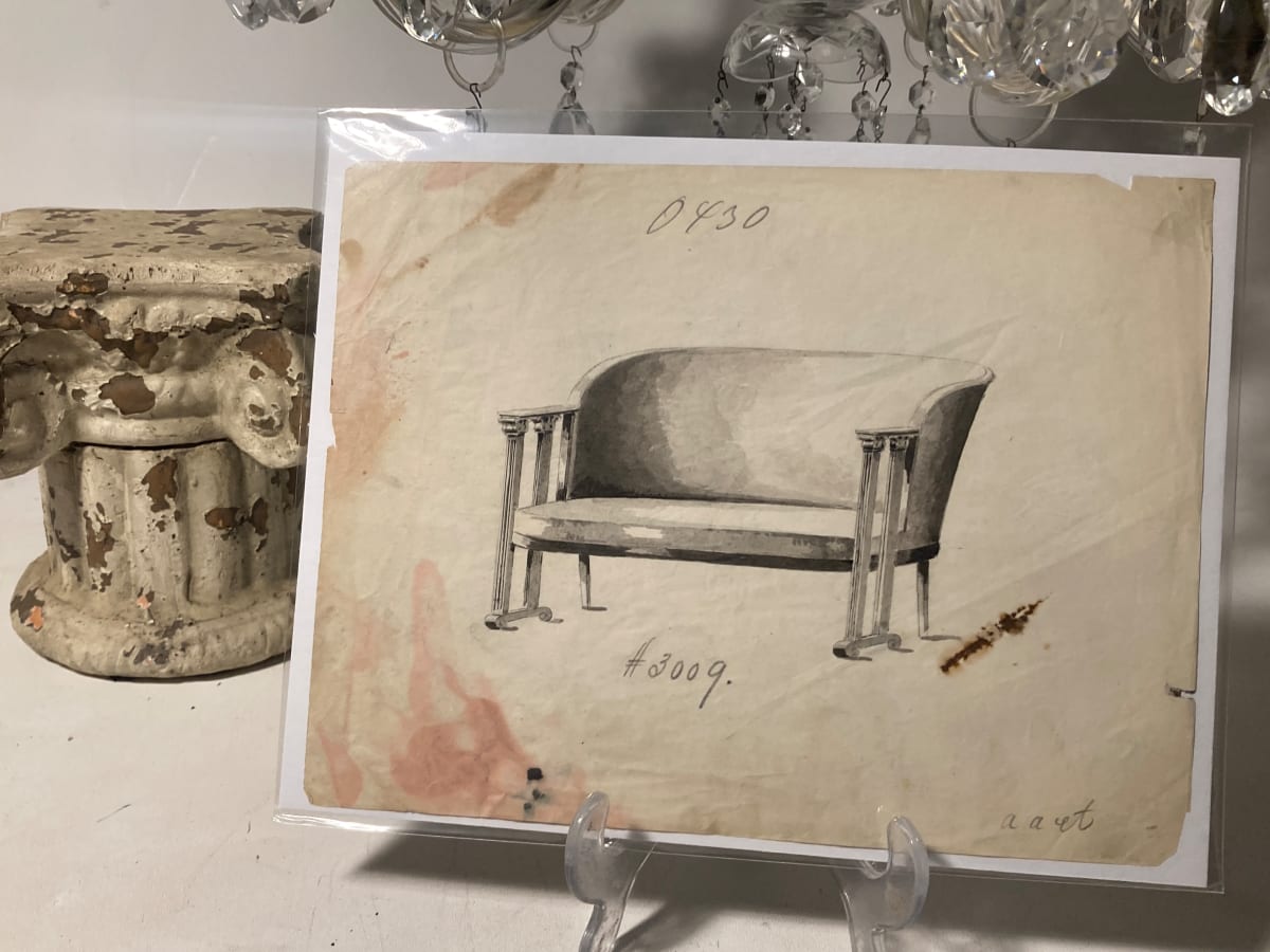 19 teens sofa drawing - 3009 