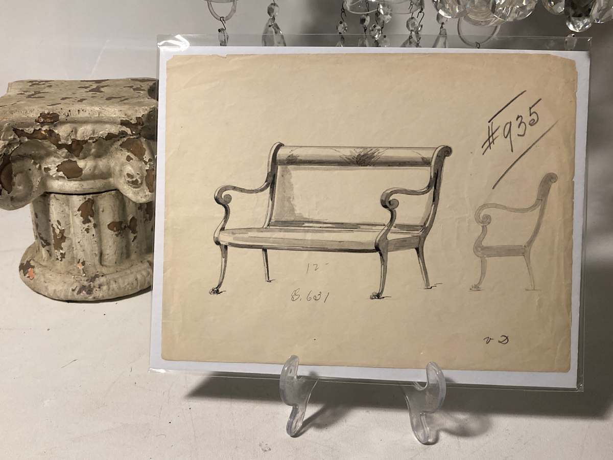 19 teens sofa drawing - 631, Image 10.
