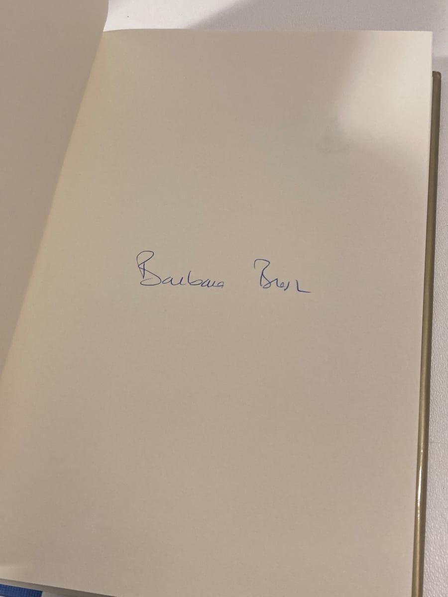 Autographed Barbara Bush book 