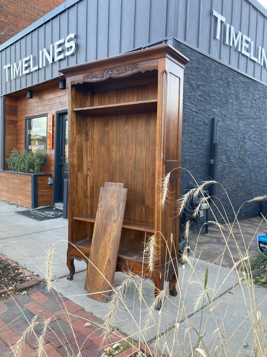 Tall French bookcase 